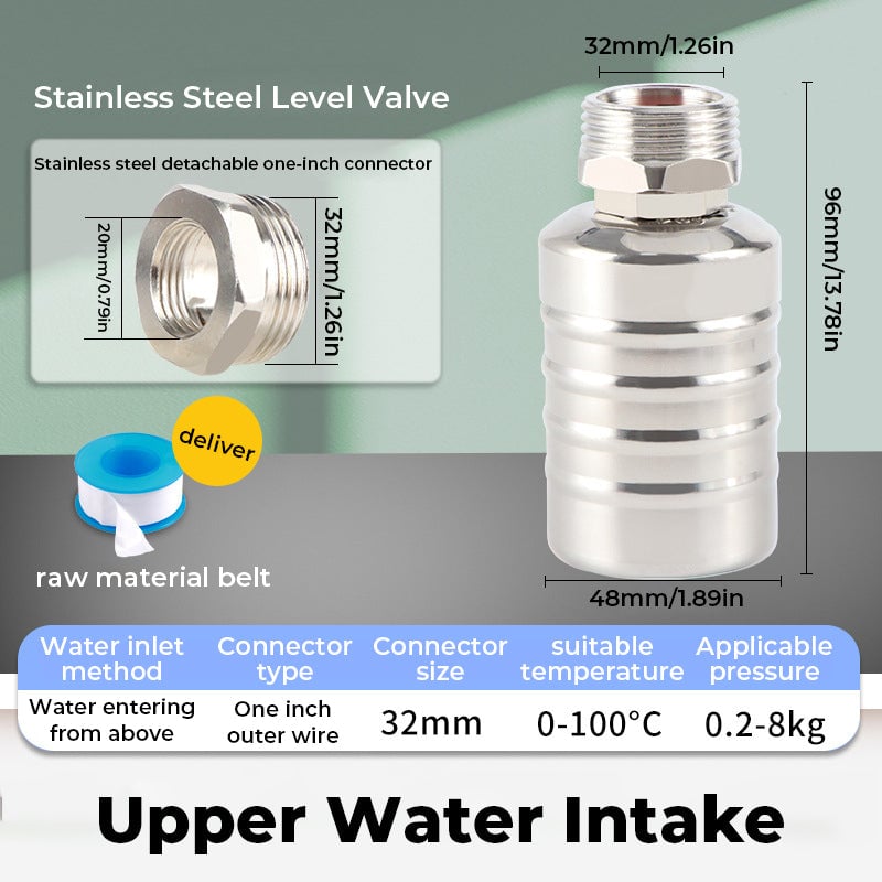 Automatic Stainless Steel Water Level Float Valve