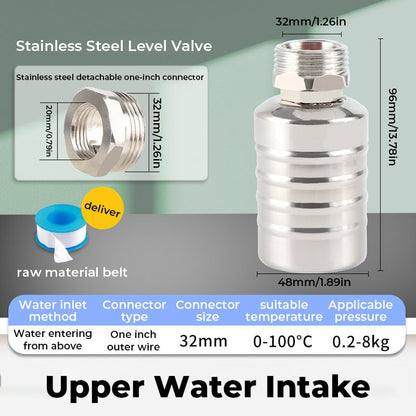 Automatic Stainless Steel Water Level Float Valve