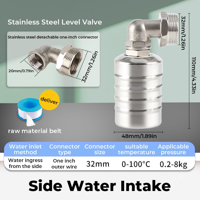 Automatic Stainless Steel Water Level Float Valve