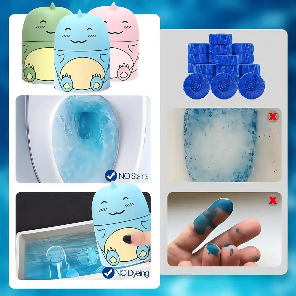 Automatic Toilet Cleaner Tank Freshener with Fragrance Stone