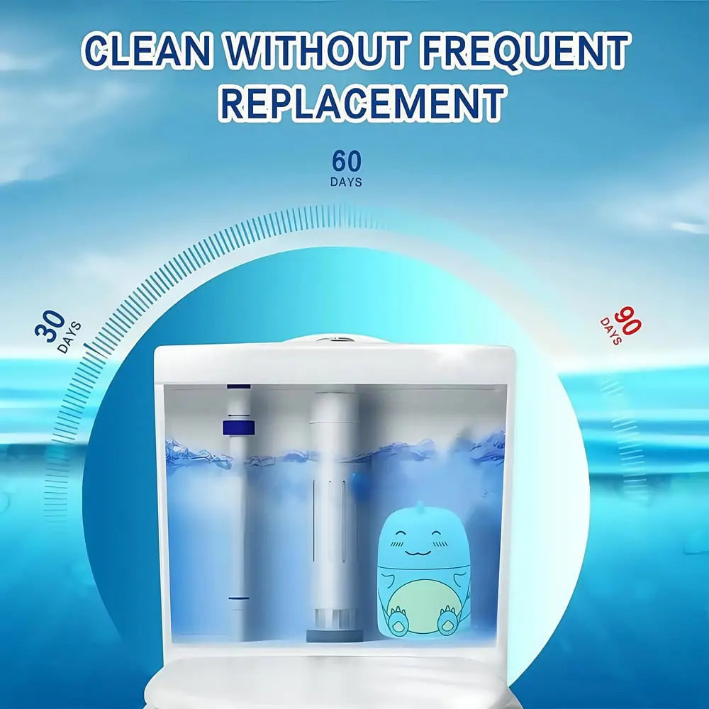 Automatic Toilet Cleaner Tank Freshener with Fragrance Stone