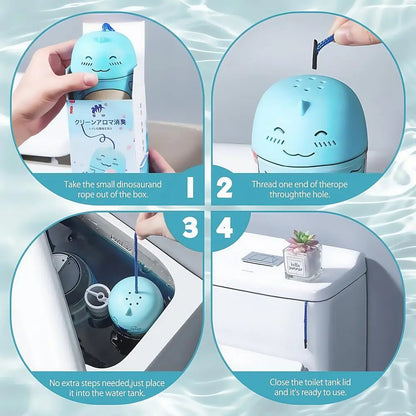 Automatic Toilet Cleaner Tank Freshener with Fragrance Stone
