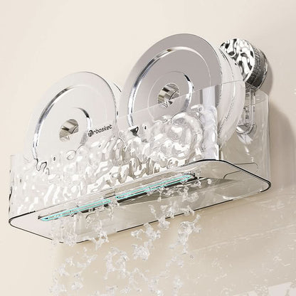 Bathroom Suction Cup Shelf for Tile and Glass Storage