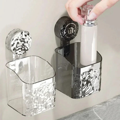 Bathroom Suction Cup Shelf for Tile and Glass Storage