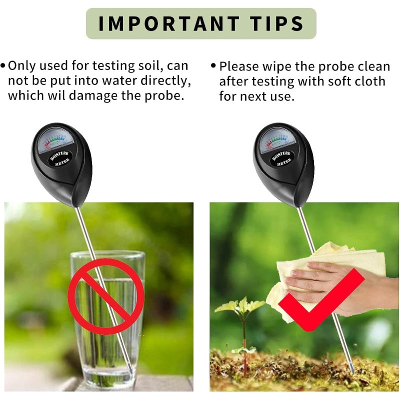 Battery Free Soil Moisture Meter
