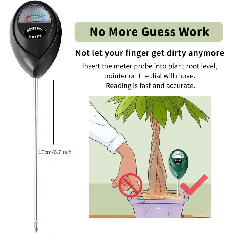 Battery Free Soil Moisture Meter