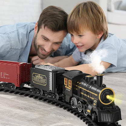Battery Powered Electric Train Set with Realistic Sounds
