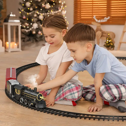 Battery Powered Electric Train Set with Realistic Sounds