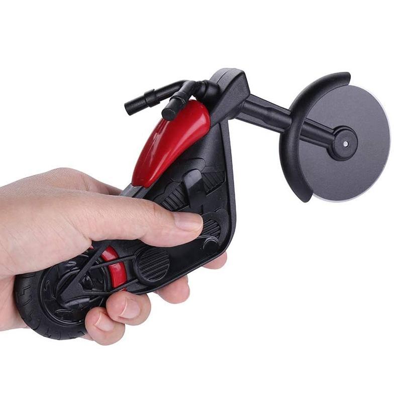 Bicycle Style Wheel Pizza Cutter with Stainless Steel Blades