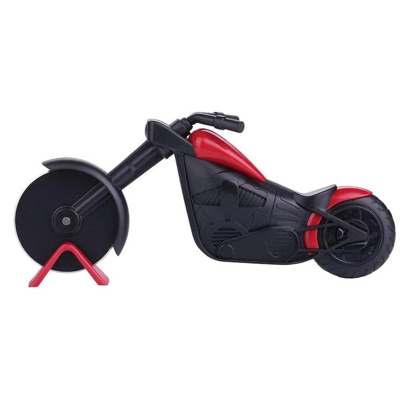 Bicycle Style Wheel Pizza Cutter with Stainless Steel Blades