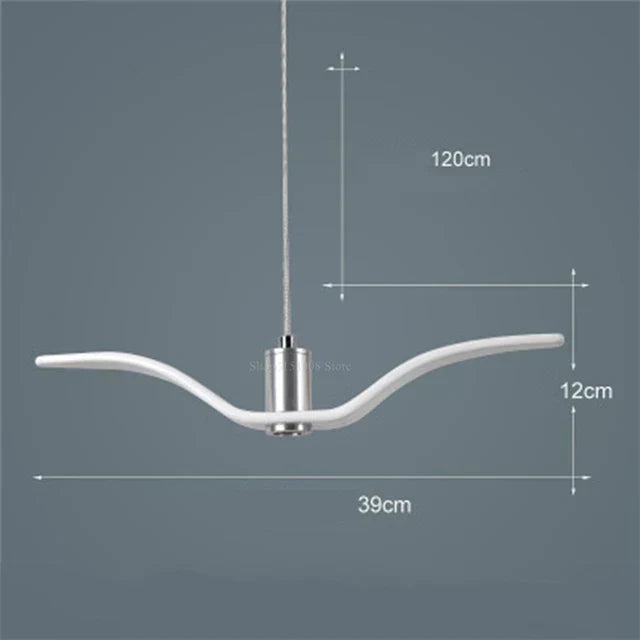 Bird Pendant Lamp Decorative Hanging Light for Interiors