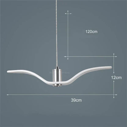 Bird Pendant Lamp Decorative Hanging Light for Interiors