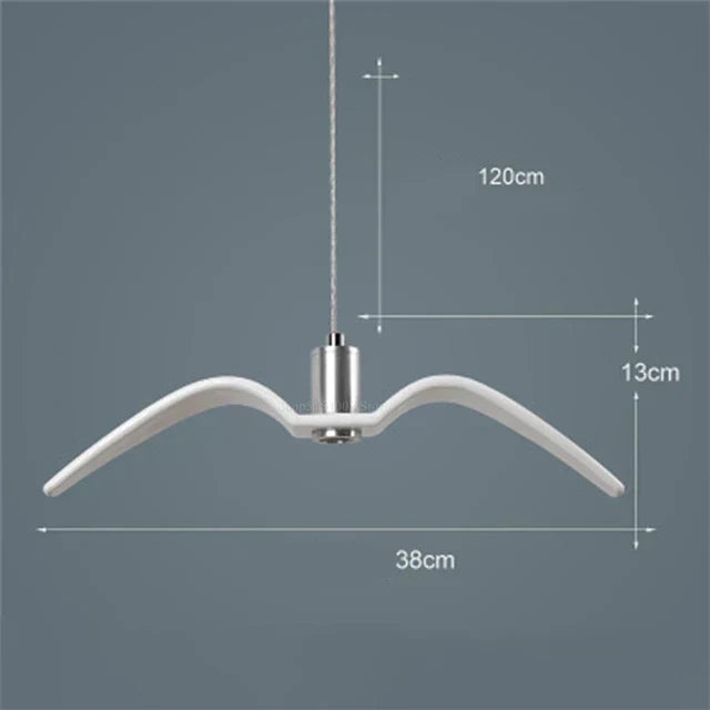 Bird Pendant Lamp Decorative Hanging Light for Interiors