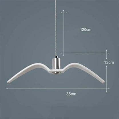 Bird Pendant Lamp Decorative Hanging Light for Interiors