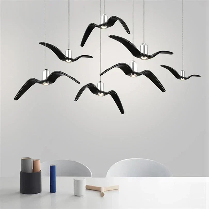 Bird Pendant Lamp Decorative Hanging Light for Interiors