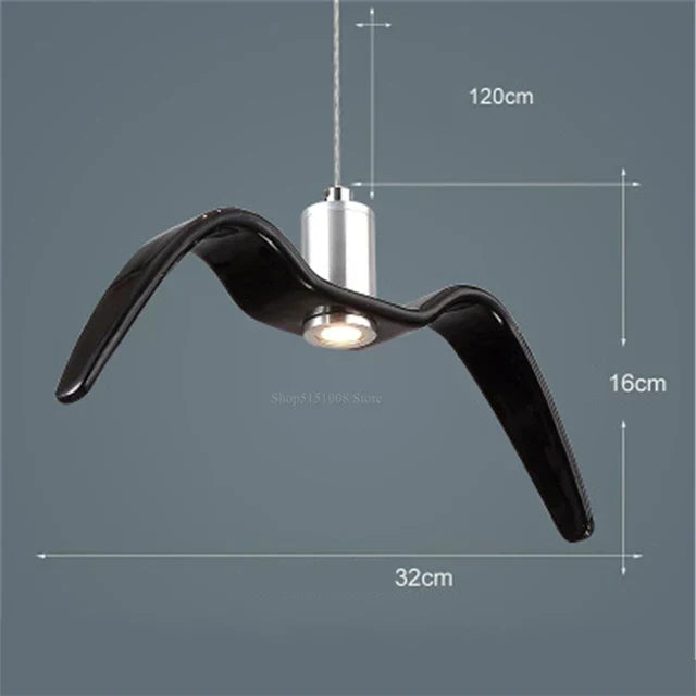 Bird Pendant Lamp Decorative Hanging Light for Interiors