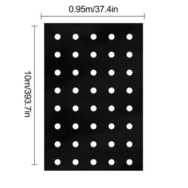 Black Weed Barrier Mulch Film for Garden and Greenhouse