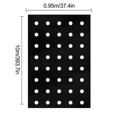 Black Weed Barrier Mulch Film for Garden and Greenhouse