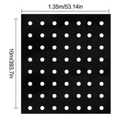 Black Weed Barrier Mulch Film for Garden and Greenhouse