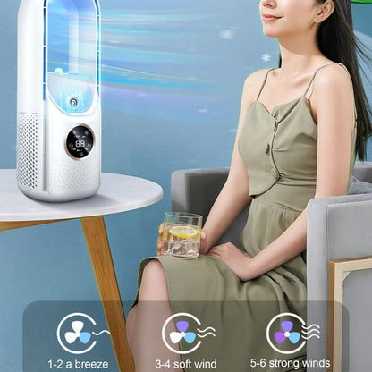 Bladeless Portable Air Cooler With Quiet Energy Saving Design
