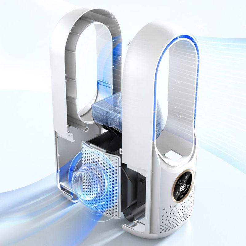 Bladeless Portable Air Cooler With Quiet Energy Saving Design