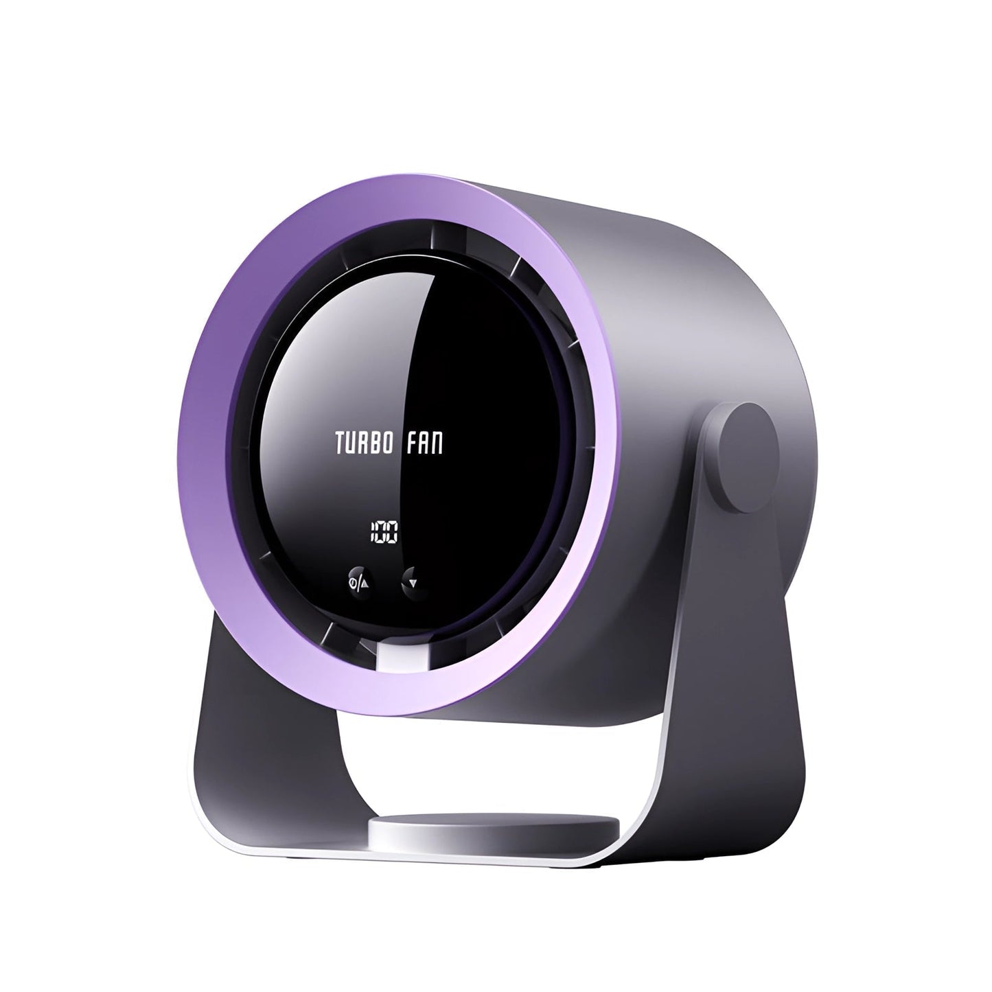 Bladeless Quiet Cooling Fan with LED Display