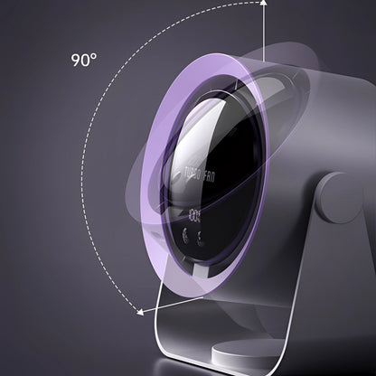 Bladeless Quiet Cooling Fan with LED Display