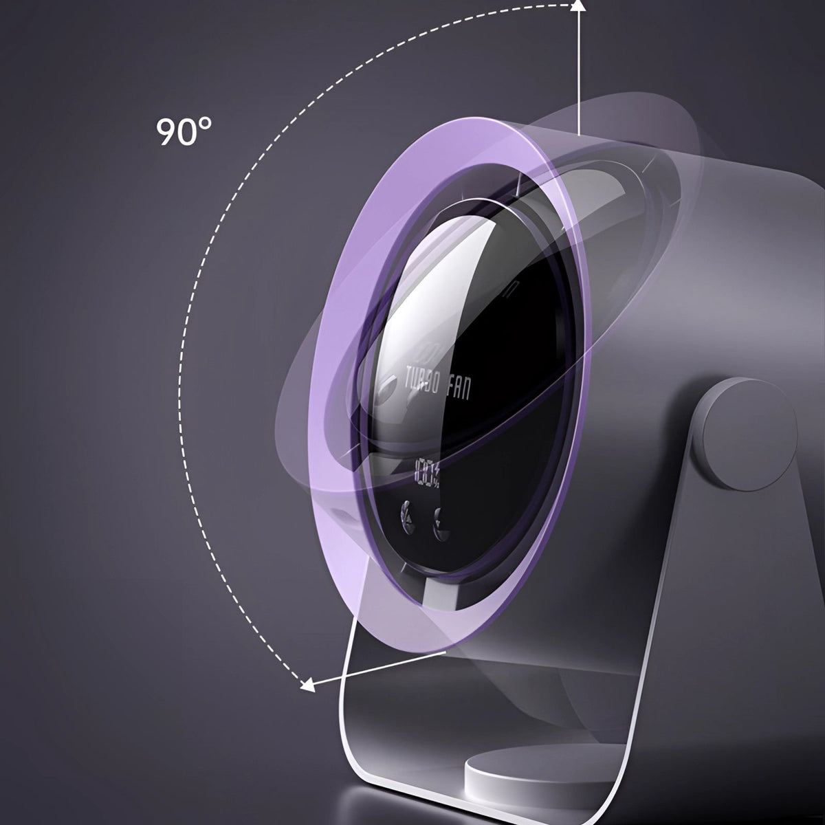 Bladeless Turbo Cooling Fan with Quiet Energy Efficient Design