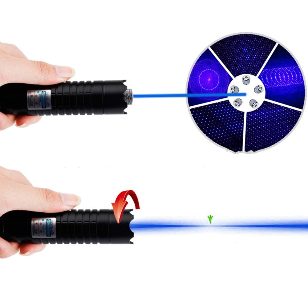 Blue Beam Optical Device Aluminum Housing