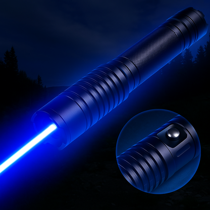 Blue Beam Optical Device Aluminum Housing