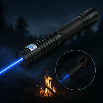 Blue Beam Optical Device Aluminum Housing