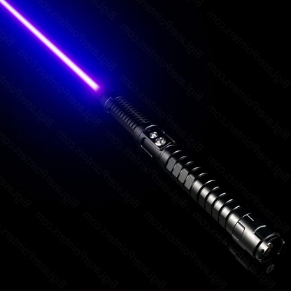 Blue Tactical Laser Torch with Adjustable Focus for Outdoor Use