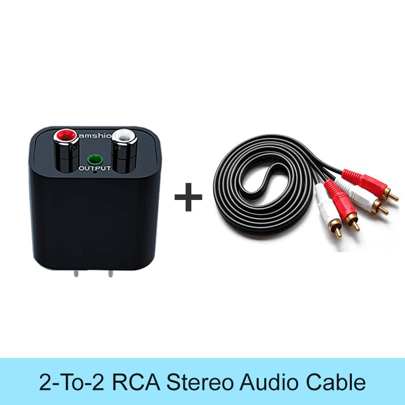 Bluetooth 5.0 Audio Receiver Adapter with RCA and 3.5mm Output