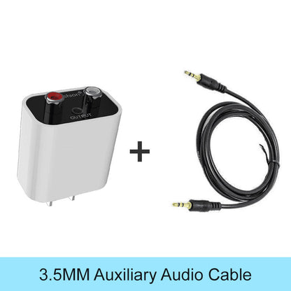 Bluetooth 5.0 Audio Receiver Adapter with RCA and 3.5mm Output