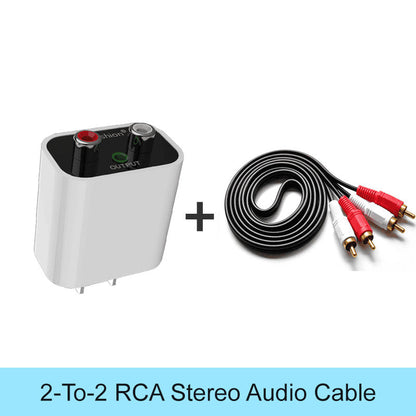 Bluetooth 5.0 Audio Receiver Adapter with RCA and 3.5mm Output