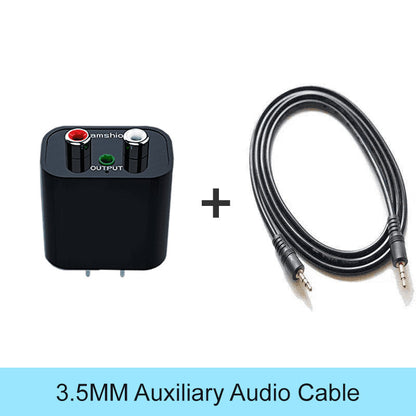 Bluetooth 5.0 Audio Receiver Adapter with RCA and 3.5mm Output