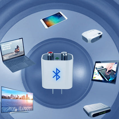 Bluetooth 5.0 Audio Receiver Adapter with RCA and 3.5mm Output