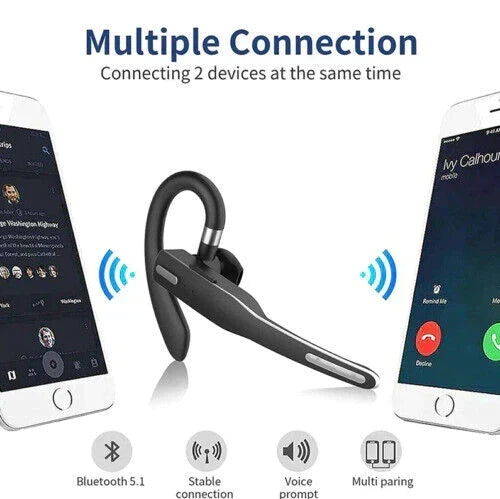 Bluetooth 5.1 Noise Cancelling Wireless Trucker Headset