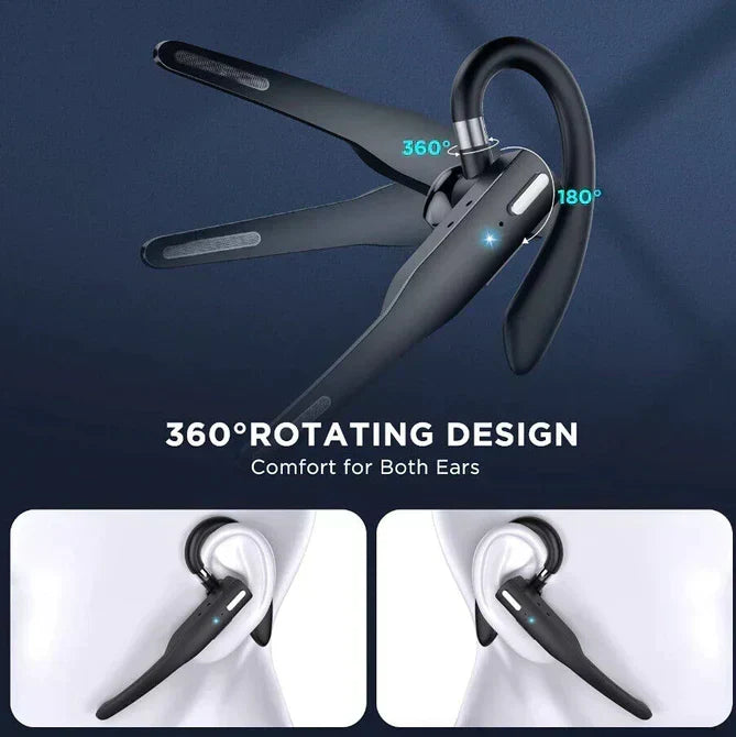 Bluetooth 5.1 Noise Cancelling Wireless Trucker Headset