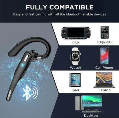 Bluetooth 5.1 Noise Cancelling Wireless Trucker Headset