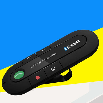Bluetooth Hands Free Car Speakerphone with Visor Clip