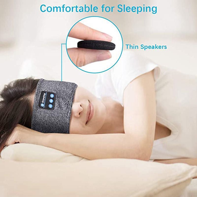 Bluetooth Sports Headband with Wireless Headphones