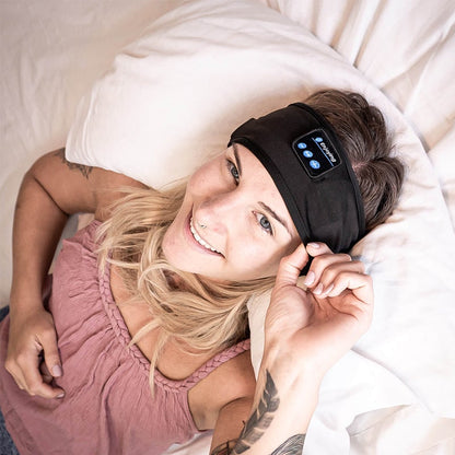 Bluetooth Sports Headband with Wireless Headphones