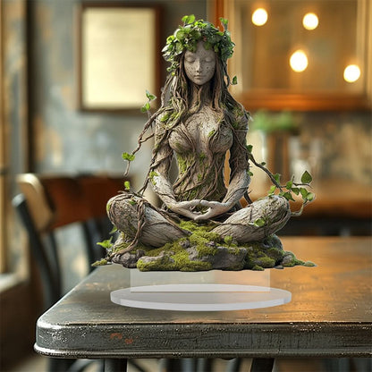 Bohemian Goddess Acrylic Decorative Sculpture