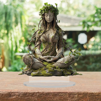 Bohemian Goddess Acrylic Decorative Sculpture