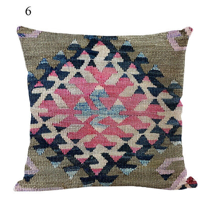 Boho Mandala Decorative Throw Pillow Cover