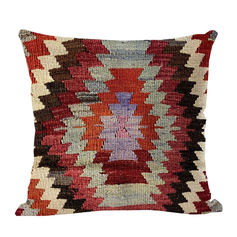 Boho Mandala Decorative Throw Pillow Cover