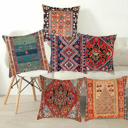Boho Mandala Decorative Throw Pillow Cover