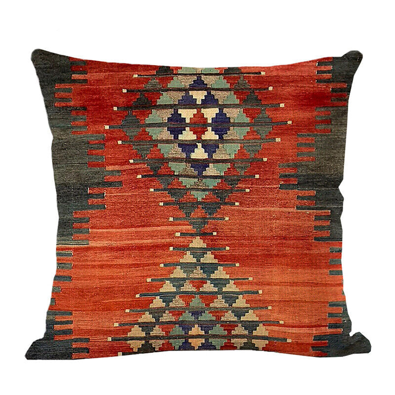 Boho Mandala Decorative Throw Pillow Cover