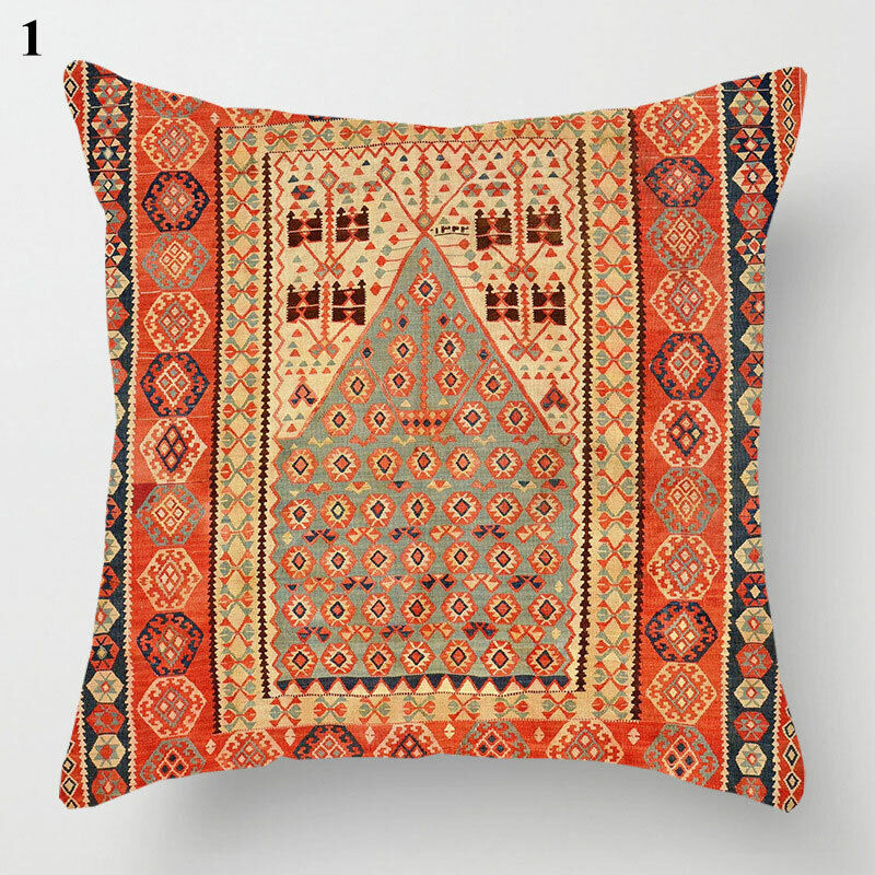 Boho Mandala Decorative Throw Pillow Cover